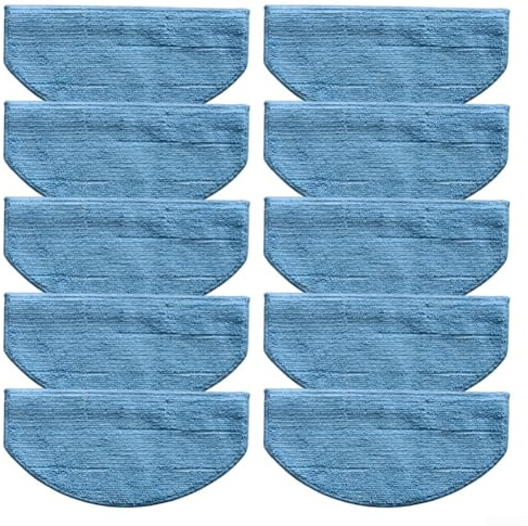 For uninell UR1 Robot Vacuum Cleaner Replacement Wiper with Microfiber Mop Cloths Designed for Clean and Hygienic Floors Available in 4 or 10 Pieces (10 PACK)