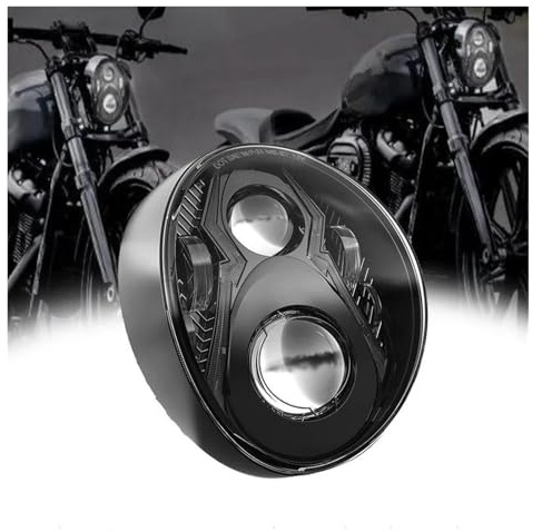 Xgupxuc Fari Anteriori Moto Gruppo Ottico Anteriore A LED Per Moto Proiettore DRL Abbaglianti/anabbaglianti Per Softai Per Breakout 114 FXBR FXBRS 2018 2019 2020 Faro Anteriore