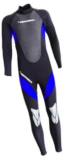 RCGOFOLLOW Traje de Neopreno AquaFlex para Buceo, con Cremallera Trasera fácil de Tirar para un Seguro y rápido, para Mujer, Hombre, Unisex, para niños, Traje baño Cuerpo Entero, Sencillo,