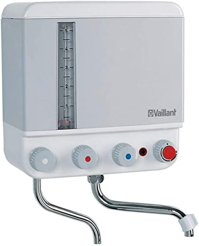 Vaillant 005122 Chauffe-eau VEK avec avertisseur sonore Blanc/gris clair 5 l 2,4 kW 230 V