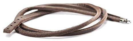 Trollbeads Original Lederarmband ohne Verschluss (41 cm, Doppeltes Lederarmband Braun)