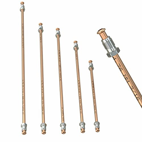 AUPROTEC Bremsleitung Ø 4,75 mm Kupfer/Kunifer mit ABE einbaufertig Bördel (F) 150mm - 3050mm Auswahl: (Länge 1860 mm Bördel F Standard)