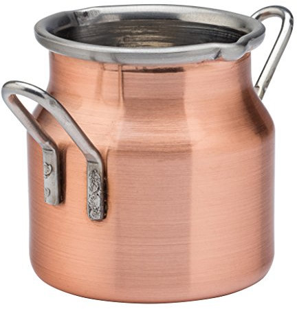 Utopia Copper Milk Churn 2.5oz / 70ml - Set of 6 - Milk Server, Sauce Ramekin, Tableware
