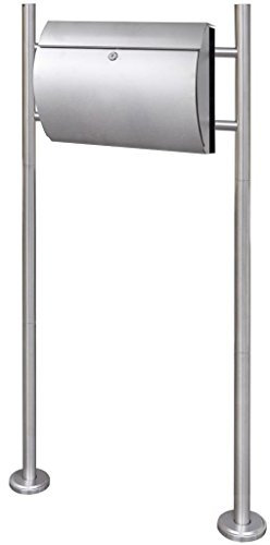 Tidyard Mailbox on Stand Stainless Steel Model271745
