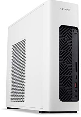 Acer ConceptD 100 Creator PC - (Intel Core i7-9700, 16GB RAM, 512GB SSD and 1TB HDD, Nvidia Quadro P620, Windows 10 Pro, White)