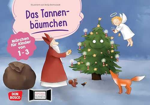Das Tannenbäumchen. Kamishibai Bildkartenset: Märchen für Kinder von 1-3. Für Krippe & Kita: Ein Weihnachtsmärchen in vereinfachter Sprache und mit ... Erzähltheater mit Kindern unter drei Jahren)