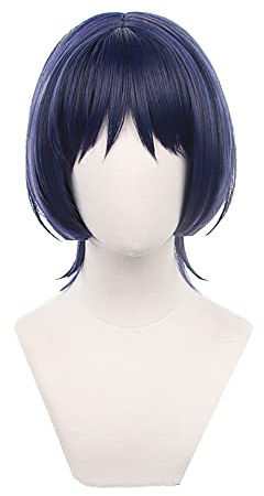 Anime Cosplay Perücke für Spiel Genshin Impact Cosplay Perücken mit gratis Perückenkappe (Scaramouche)
