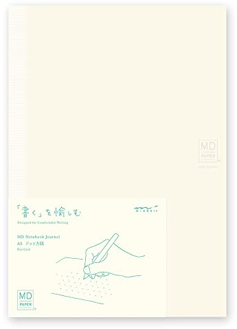 FIAHNG Midori 15310006 Notebook, MD Notebook, Journal, A5, Dot Square A