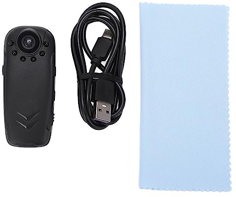Mini DVR, Videoregistratore Sportivo HD 1080P Portatile, Videocamera DVR Indossabile con Clip Per Visione Notturna a 125 °