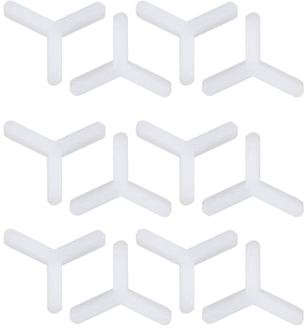 1000 espaciadores de nivelación de huecos de azulejos en forma de Y de 2 mm, espaciadores de azulejos, azulejos decorativos, junta de azulejos cruzados de plástico, espaciadores de losa, sistema de