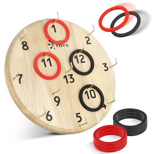 Ringwurfspiel, Wurfspiel Mit Zielscheibe，Die Konzentration Ringwurfspiel FüR Werfen Den Outdoor Spielzeug FüR Kinder Ab DREI Jahren Und Erwachsene Und FüR Gartenpartys, Kindergeburtstag