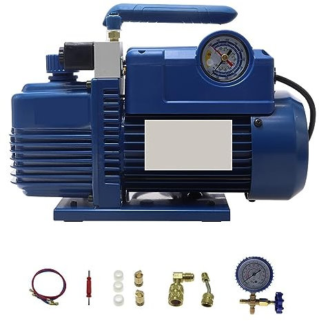Pompa a vuoto Pompa for vuoto V-i140sv Pompa ad aria antiriflusso ad alta potenza Pompa for vuoto refrigerante for aria condizionata for autoveicoli ad alta potenza per automobili, condizionatori d'ar
