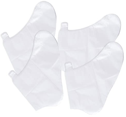 minkissy 4sätze Fußmasken Durchsichtige Fußpflege-socken Für Pediküre Feuchtigkeitsspendend Rissschutz Für Zuhause Und Fußpflege-salons