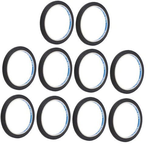 Garneck 10rollen Hochleistungs-klebeband Für Künstler Und -projekte Schwarz Hochwertiges Malerband Für Auto Und Möbelmaskierung Vielseitig Einsetzbar Für Innenanwendungen