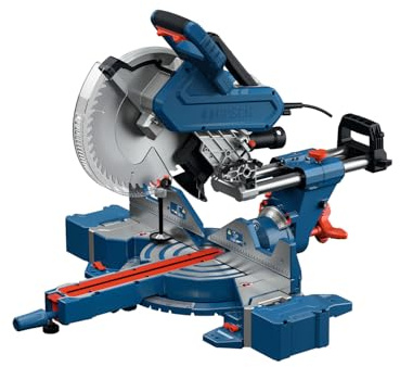 Bosch Professional Corded Mitre Saw GCM 340-305 D (incl. Measuring Ruler, clamp, dust Bag, Supporting Block, Blade, Wrench)