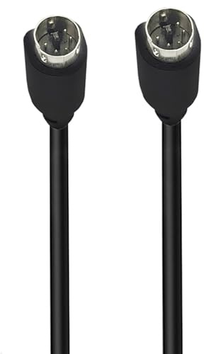 Piccolo cavo DIN a 5 pin per audio alto e trasmissione video con testa diritta e ad angolo leggero su S Video