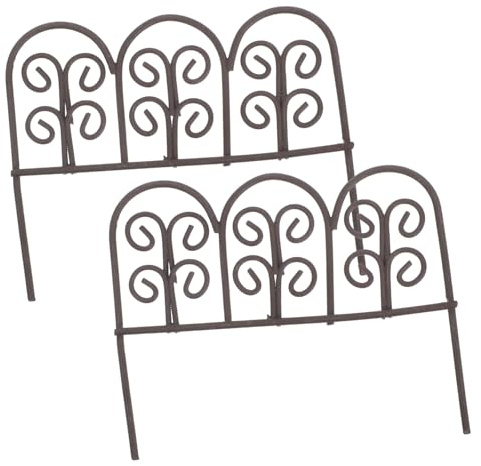 GANAZONO Mini Plant Trellis Metal Climbing Support for Potted Plants Indoor Garden 7.5x6.5cm 2pcs Suitable for Vines and Flowers