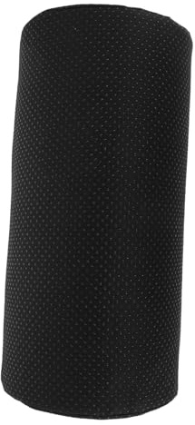 Sosoport Memory Foam Foot Rest Cushion Half-round Foot Pillow Black Slow Rebound for Knee and Leg Relief at Home or Office