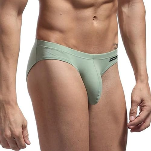 JOCKMAIL Mens Briefs Cotton Men's Brief Underwear Big Pouch Bikini Low Rise Men's Briefs for Daily Wear & Sports