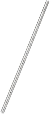 sourcing map Fully Threaded Rod M8 x 0.75mm Pitch 300mm/12 inch Threaded | 304 Stainless Steel Right Hand Fine Threads Studs Screw Rods Fasteners for Anchors Bolts Hangers Clamps U Bolts