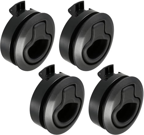 Pull Lock Möbelschloss,4 Stück Push Lock Schloss Wohnmobil,Flush Pull Latch,Push Pull Möbelschloss,Flush Hatch Locker Für Caravan Und Rettungsfahrzeuge,Schiffen,Schrank,Wohnwagen