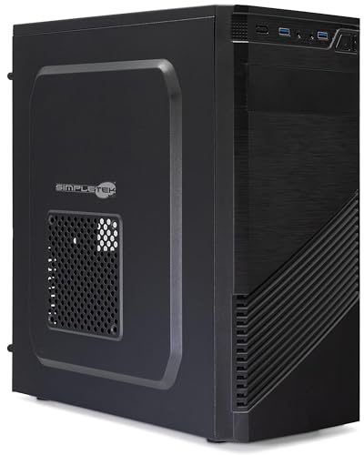 SIMPLETEK - PC de escritorio de 15ª generación | Core Ultra 7 265KF RAM 32GB SSD 2TB | Carcasa negra, incluida la licencia de Windows 11 Pro y GPU dedicada RTX4060 8GB