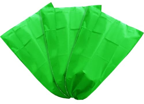 jojofuny Lot de 3 Housses de Protection d'hiver pour Plantes D'extérieur 80x60 Cm en Tissu Non Tissé Vert Cordon de Serrage, Couverture Respirante Anti-Gel pour Jardin et Arbustes