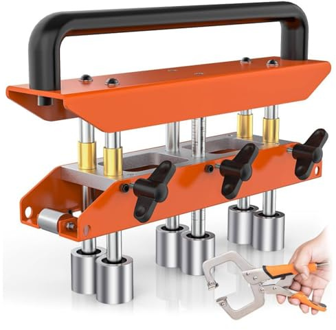 Plieuse de Tôle avec Rouleau 0-90 Degrés, Plieuse de Bord 13-130mm pour Toitures Métalliques - Rouleaux V, Construction Robuste, Usage Professionnel et Domestique