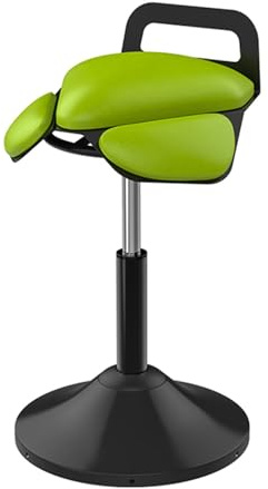 Generico Sgabello Oscillante, Sgabello Da Lavoro/in Piedi For Scrivania, Sgabello Regolabile Idraulicamente, For Clinica, Spa, Saloni, Casa, Ufficio(Color2)