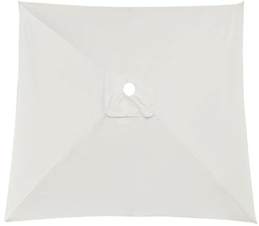 Telo Di Ricambio Per Ombrellone Colonna Centrale, Copertura Di Rechange Per Parasole Da Giardino Tavolo, Impermeabile Durevole Per Esterni, 4 6 8 Stecche Tessuto Di Sostituzione(Off-white,3X3m)