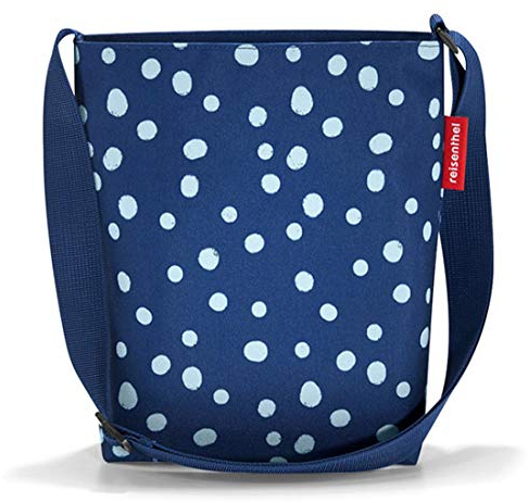 Reisenthel shoulderbag S Einkaufstasche, Polyester, spots navy, 29 x 29 x 8 cm (S)