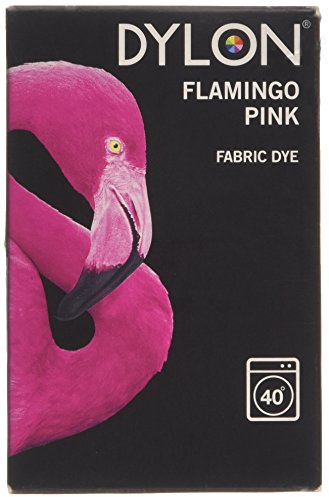 Dylon - Confezione da 200 g di tintura Tessuti e Indumenti per Lavatrice, Disponibile in Diversi Colori, Flamingo Pink
