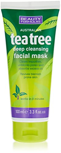Beauty Formulas Australian Tea Tree Deep Cleansing Facial Mask
