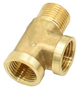 Luiho-brass pipe fittings 1Pcs T Type Plumbing Female G1/2 Male Water Splitter Threaded Fittings,1/2 Thread Brass Tee Connector, strong and sturdy (Color : C)
