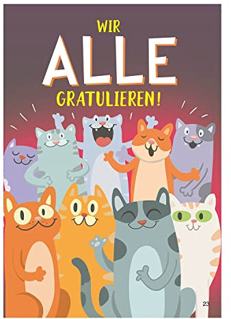 Depesche 0011673-023 - Glückwunsch-Karte zum Geburtstag (neutral), ausgefallene Geburtstagskarte mit Musik, Spruch und beweglichen Elementen, inkl. Umschlag, 14,8 x 21 cm