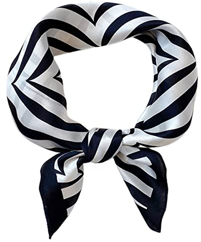 FAIRYGATE Damen Halstücher Business Schal Tuch Kopftuch Quadrat Bandana Halstuch Seidentuch Drucken Tuch Seide Schals Kopftuch 94011