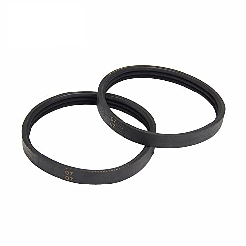 DSAINT 2 Stück Elektrohobel Antriebsriemen Gummi 3PJ Keilriemen for Black Decker KW712 TYP 1 / TYP 2