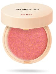Pupa Blush Wonder Me (Colore 001 Thrill Me Glow) Fard Viso Effetto naturale con Acido Ialuronico, Guance perfezionate senza Macchie, disponibile in 9 Varianti Colore (Formato 4 g)