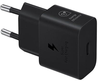 Cargador SAMSUNG USB-C 25W GAN Negro SIN Cable EP-T2510NBEGWW