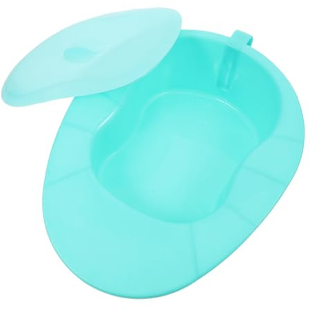 ARTSEWPLY Bettpfanne Für Senioren Mit Deckel Robuste Komfortable Lösung Für Bettlägerige Patienten Benutzerfreundliches Design Einfach Zu Reinigen Für Zuhause Pflegeeinrichtungen Und