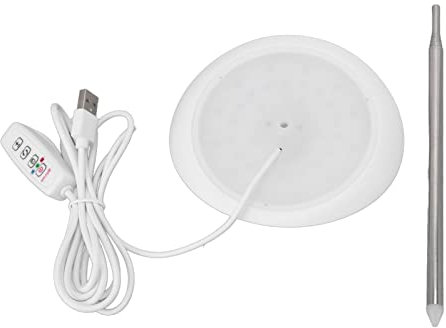 Segrehy LED Pflanzenlampe, USB betrieben, verstellbare Helligkeit, 3 Lichtmodi mit Timerfunktion für Sukkulenten Innenpflanzen, Tisch- und Zimmerbeleuchtung aus ABS PC Aluminium