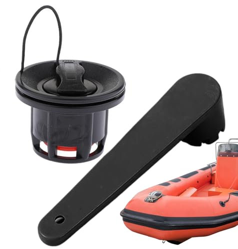 Pontoonboot Luftventil,Luftstopfen Für Schlauchboote Mit Doppeldichtung | Verschleißfeste Doppeldichtung Für Kajak Schlauchboot Kanu Paddelboard Ersatzteile Wassersport Und Outdoor Abenteuer