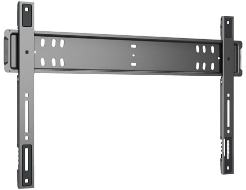 Vogel's TVM 5705 – Ultratunn TV-väggfäste med GuidanceSystem™ för säker och enkel upphängning av stora TV-apparater, 40–110 tum, max 100 kg, TÜV-certifierad, VESA 600x400, väggavstånd 1,3 cm | Endast 13 mm från väggen, innovativ guide för säker och enkel upphängning, max. 100 kg, TÜV-certifierad, VESA max. 600x400