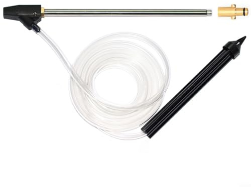 snowchecking Sand Blasting Kit,for Pressure Washer, Wet Sandblaster Attachment,with 28m Hose,for Nilfisk for GERNI, Brass Adapter,for Rust Oil Removal