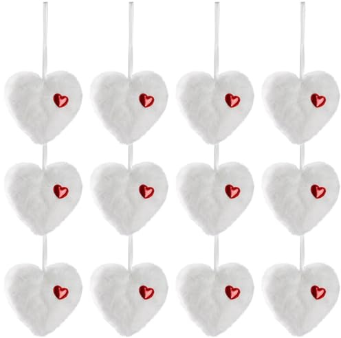 Ciondolo con palline d ' amore, decorazioni per, set peluche a cuore morbido da 4, decorazioni per