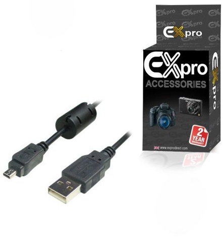 Ex-Pro Sony Camera USB Cable Lead for Alpha DSLR A230, DSLR-A230