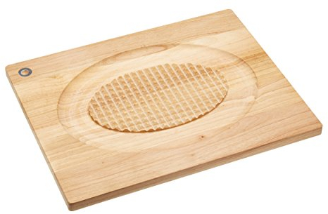 MasterClass Wooden Meat Carving Board with Spikes, 46 x 36 cm (18 x 14), Brown