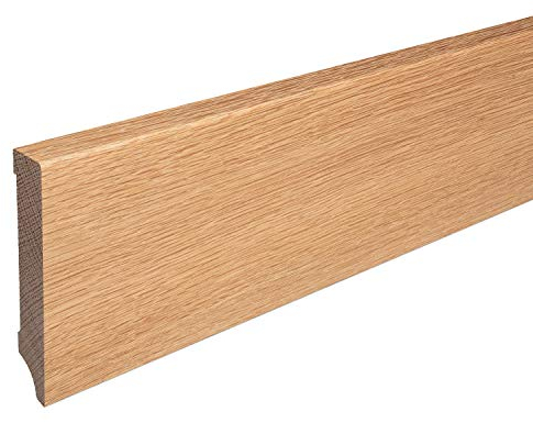 Sockelleiste Massiv Holz Eiche natur geölt Weimarer Profil Modern 100mm