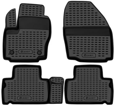 Element 3D Gummimatten Set passend für Ford S-MAX | 2006-2024 | 100% passgenaue Auto Fußmatten, robuste Universal Fußmatte Auto, Gummimatten Auto