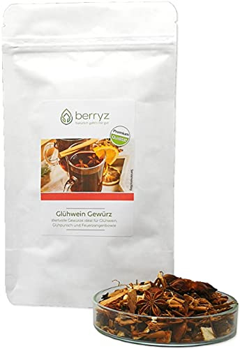 Vino caliente de calidad | Sternanis Ceylon canela claveles naranja cáscara y pomeranzenschalen | ideal para Gluehwein sin alcohol Glögg Glühponsch Kinderponsch Feuerzangenbowle & ponsch